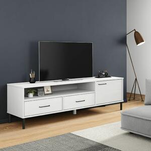 Vidaxl Oslo TV-szekrény - Fehér - 158cm
