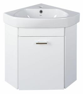 VivaStyle Arda sarokszekrény Arda porcelán sarokmosdóval 46x46 cm