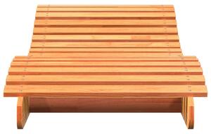 VidaXL viaszbarna tömör fenyőfa napozóágy 205 x 70 x 31,5 cm