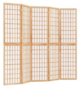 VidaXL Japán Paraván - 5 Paneles - 200x170 cm