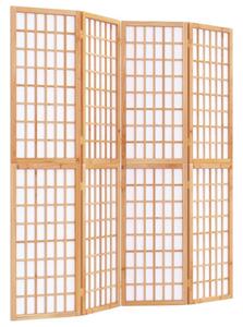 Japán Paraván - Fenyőfa - 4 Paneles - 160x170 cm