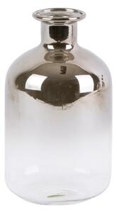 Silver Tube kisméretű üvegváza, magasság 10 cm - PT LIVING