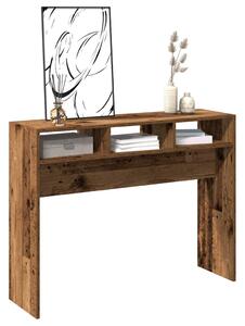 VidaXL Konzolasztal régi fa 105x30x80 cm műszaki fa