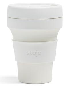 Pocket Cup Quartz fehér összecsukható thermo pohár, 355 ml - Stojo