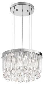 EGLO 93425 CALAONDA függeszték, króm színben, MAX 7X33W teljesítménnyel, G9 foglalattal, kapcsoló nélkül, IP20 védettséggel ( EGLO 93425 )