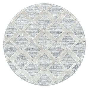 Világosszürke kerek szőnyeg ø 120 cm Pisa – Ayyildiz Carpets