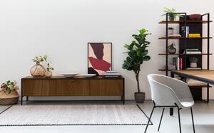 Nadyria TV-állvány diófa dekorral - Kave Home