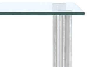 VidaXL átlátszó edzett üveg konyhai polc 45 x 16 x 26 cm