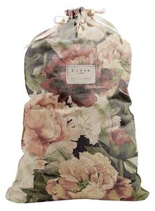 Bag Spring Flowers szövet és lenkeverék szennyestartó zsák, magasság 75 cm - Really Nice Things