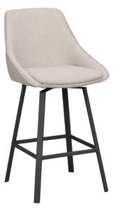 Bézs bárszék szett 2 db-os (ülésmagasság 65 cm) Alison – Rowico