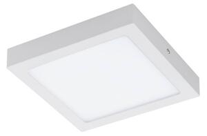 EGLO 96672 FUEVA-C, beltéri LED-es falon kívüli lámpa, LED foglalattal, MAX 15,6W, 2000lm, 2700 K-6500 K, fehér / fémöntvény lámpatest, IP20, fehér / műanyag búrával, Bluetooth, színhőmérséklet szab., RGB, vezérlés: applikációval, távirányítóval