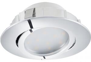 Eglo 95848 Pineda kerek süllyesztett LED spot lámpa, 8,4x8,4 cm, króm