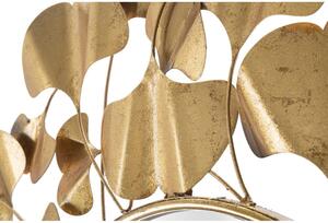 Leaf Gold aranyszínű falitükör, ø 81 cm - Mauro Ferretti