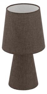 CARPARA - barna textil asztali lámpa - Eglo-97123 akció