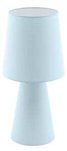 CARPARA - világos kék textil asztali lámpa - Eglo-97432 akció