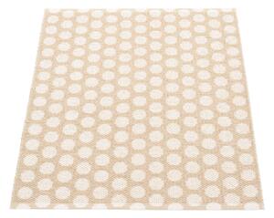 Bézs-krémszínű kültéri-beltéri szőnyeg 70x90 cm Noa Beige Vanilla – Pappelina