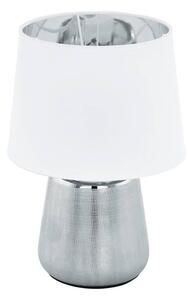 MANALBA 1 kerámia/textil asztali lámpa; 1xE14 - Eglo-99329