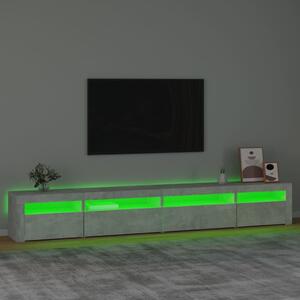 VidaXL LED TV Szekrény - Beton Szürke - 270cm
