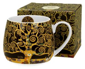Porcelán bögre - 430ml - Klimt: Életfa