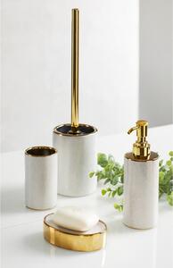Nuria aranyszínű kerámia WC-kefe - Wenko