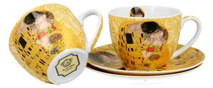 Porcelán csésze szett- 250ml - Klimt: A csók