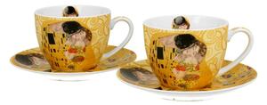 Porcelán csésze szett- 250ml - Klimt: A csók