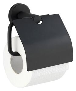 Bosio Cover fekete WC-papír tartó - Wenko