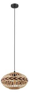 DONDARRION - Fa búrás függeszték lámpa; 1xE27; átm:37cm - Eglo-43271 akció