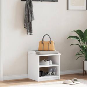 VidaXL SANDNES fehér tömör fenyőfa előszobapad 45x40x50 cm