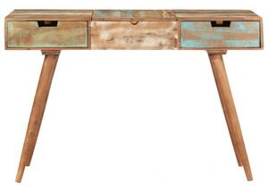 Rusztikus Fa Öltözőasztal - Tükörrel - 112x45x76 cm