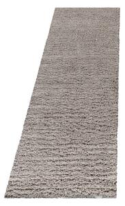 Világosbarna futószőnyeg 80x250 cm Fluffy – Ayyildiz Carpets