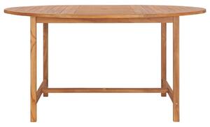 Teakfa Kerek Kerti Asztal - 150 cm