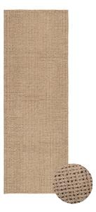 Natúr színű mosható-kézi szövésű gyapjú futószőnyeg 80x230 cm Unexpected Wool – Lorena Canals