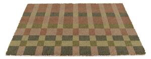 Kókuszrost lábtörlő 40x60 cm Pink and Blue Check – Artsy Doormats