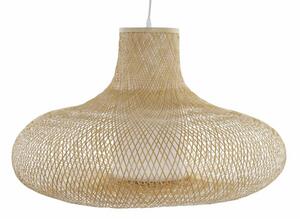Lámpa mennyezeti bambusz 75x75x48 75 természetes