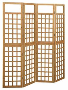 Fenyőfa Térelválasztó/Lugasrács - 4 Panel - 161x180 cm