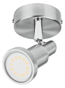 LEDVANCE LED Spot GU10 1x3W 2700K, beltéri, szürke fali / mennyezeti lámpa, 3 W, foglalat: GU10, IP20 védelem, 2700 K színhőmérséklet, 240 lm fényerő, 5 év garancia 4058075260801
