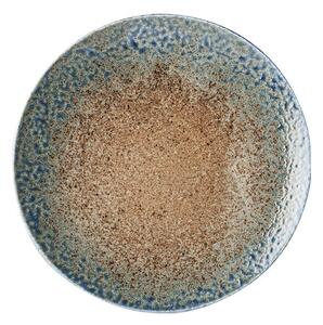 Earth & Sky bézs-kék kerámia tányér, ø 29 cm - MIJ