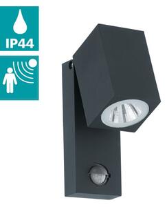 SAKEDA - LED állítható fejű, mozgásérzékelős fali lámpa IP44 - Eglo-96287 akció