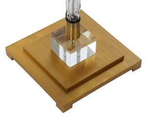 Lámpa álló üveg fém 40x40x160 160 asztal