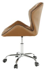 Irodai szék, barna-camel, TWIST