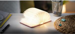 Booklight rózsaszín kisméretű könyvalakú LED asztali lámpa - Gingko