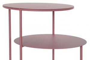 Asztal telefonos fém 49x42x45 rózsaszín