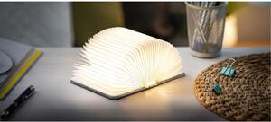 Booklight szürke kisméretű könyvalakú LED asztali lámpa - Gingko