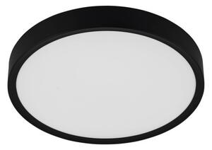 EGLO 98604 MUSURITA, beltéri LED-es mennyezeti lámpa, LED foglalattal, MAX 33,5W teljesítménnyel, 3900lm, 3000 K, fekete / műanyag, acél lámpatest, IP20, fehér / műanyag búrával, LED nem cserélhető, kapcsoló nélkül