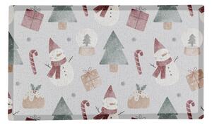 Lábtörlő karácsonyi mintával 40x70 cm Snowman – Artsy Doormats