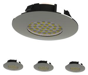 PINEDA LED süllyesztett lámpa 3 db-os szett; 3x500lm; átm:7,8cm - Eglo-95808 akció