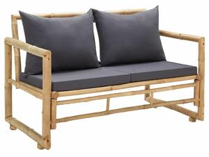 Bambusz kerti pad párnákkal 115 cm