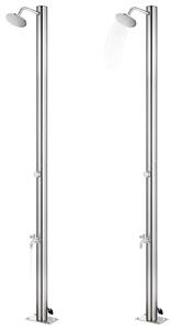 VidaXL rozsdamentes acél kerti zuhany 215 cm