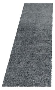 Szürke futószőnyeg 80x250 cm Fluffy – Ayyildiz Carpets